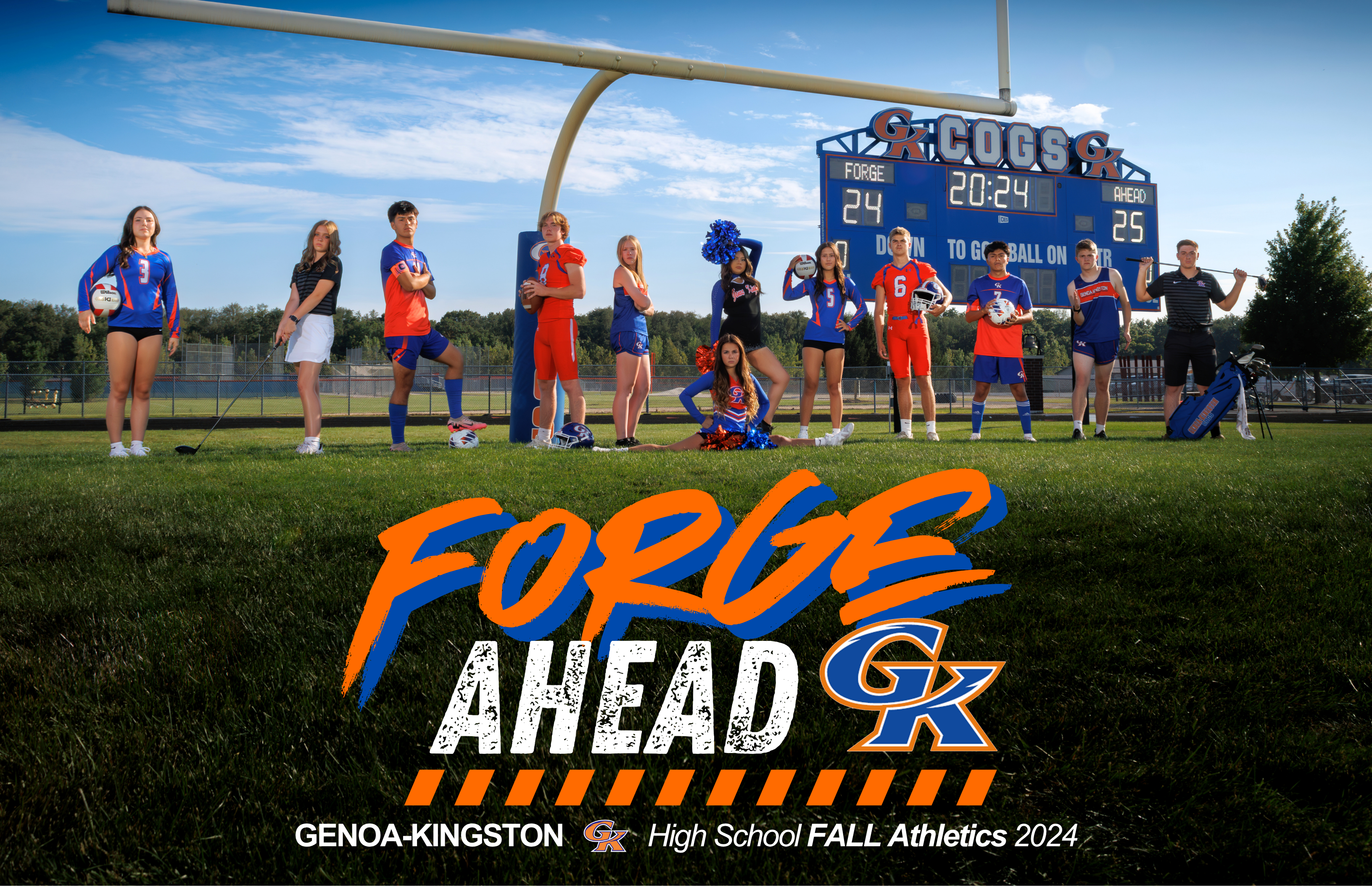 Design / Multimedia photograph titled GK Fall Program 2024 Center Spread